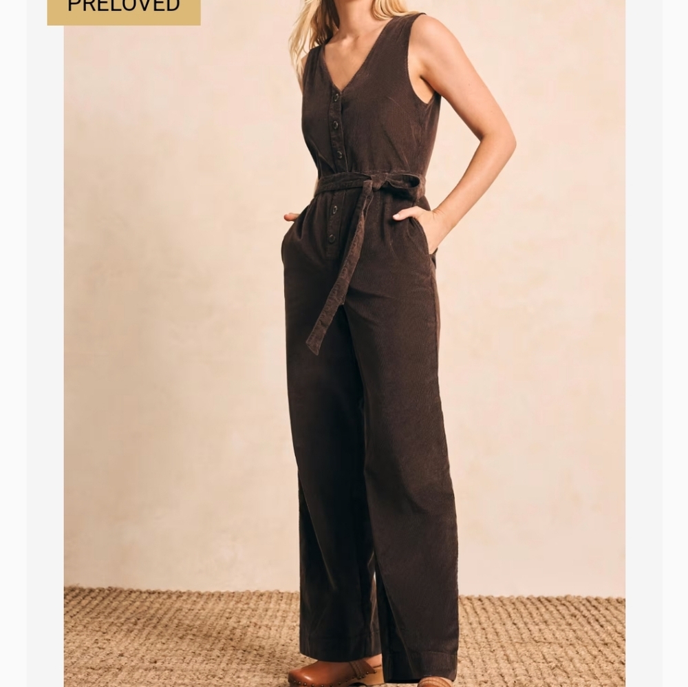Faherty Stretch Cord Alina Jumpsuit